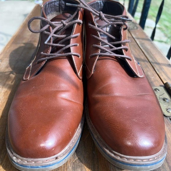 Nunn Bush Men\'s Size 12M “Newhall” Plain Toe Chukka Boot Brown main image 6